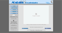 Desktop Screenshot of malagapropiedades.com.ar