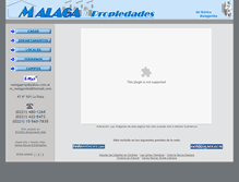 Tablet Screenshot of malagapropiedades.com.ar